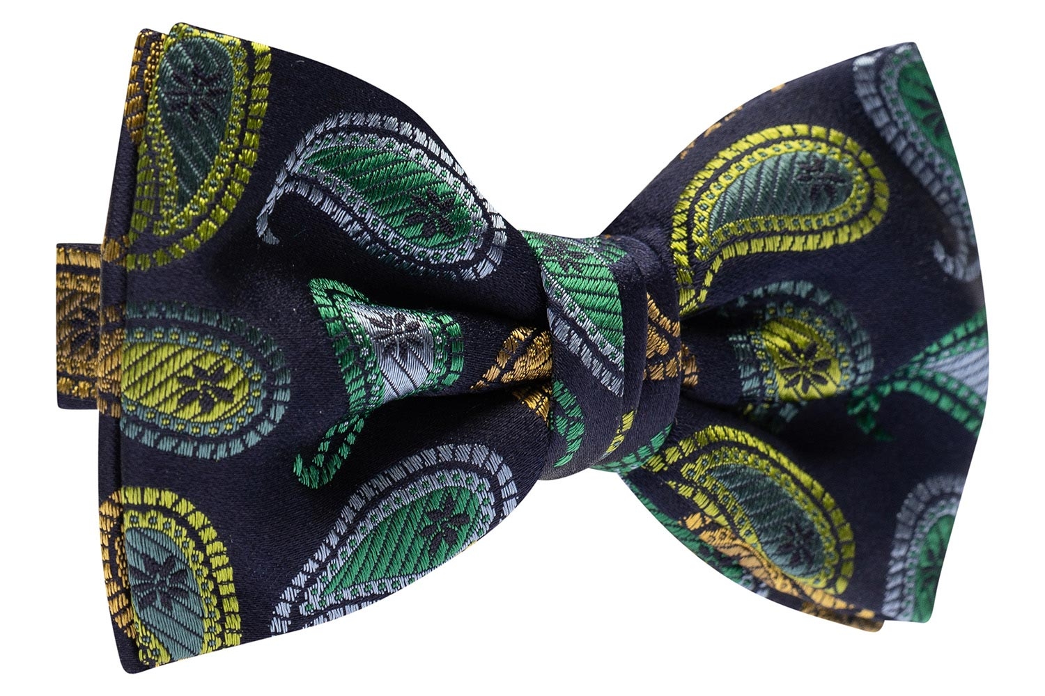 Papion negru print geometric