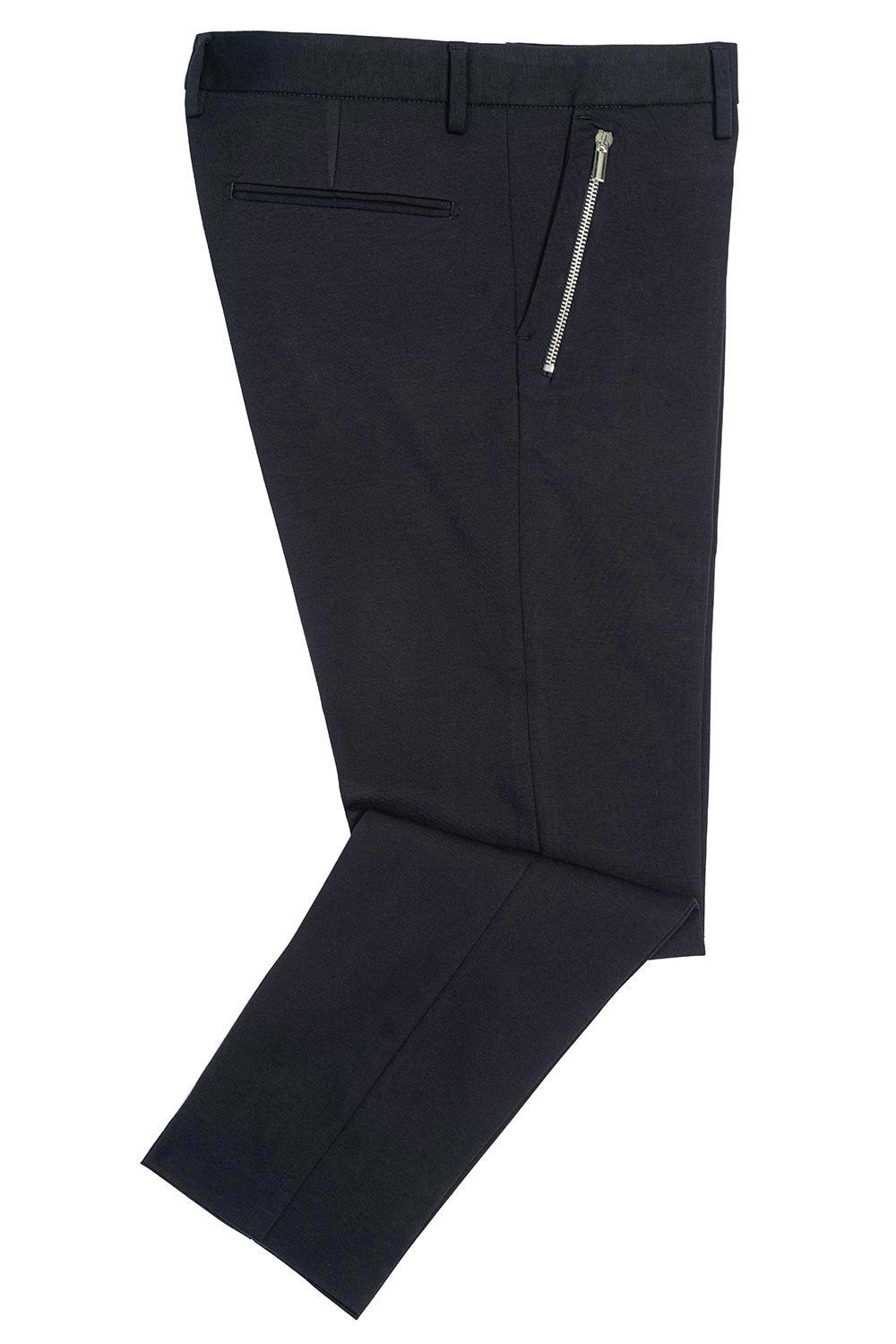 Pantaloni bleumarin uni