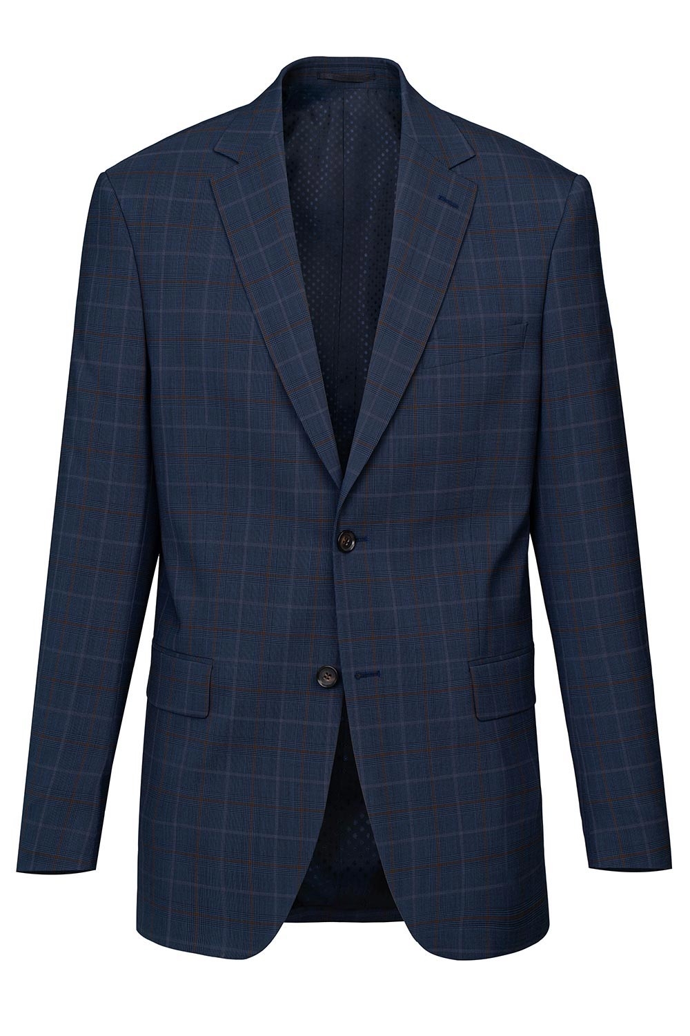 Sacou canaletto albastru in carouri