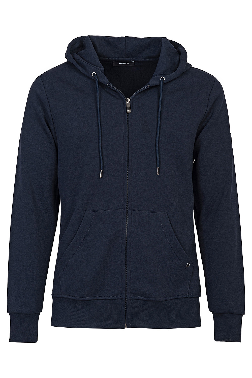 Hanorac slim bleumarin cu gluga