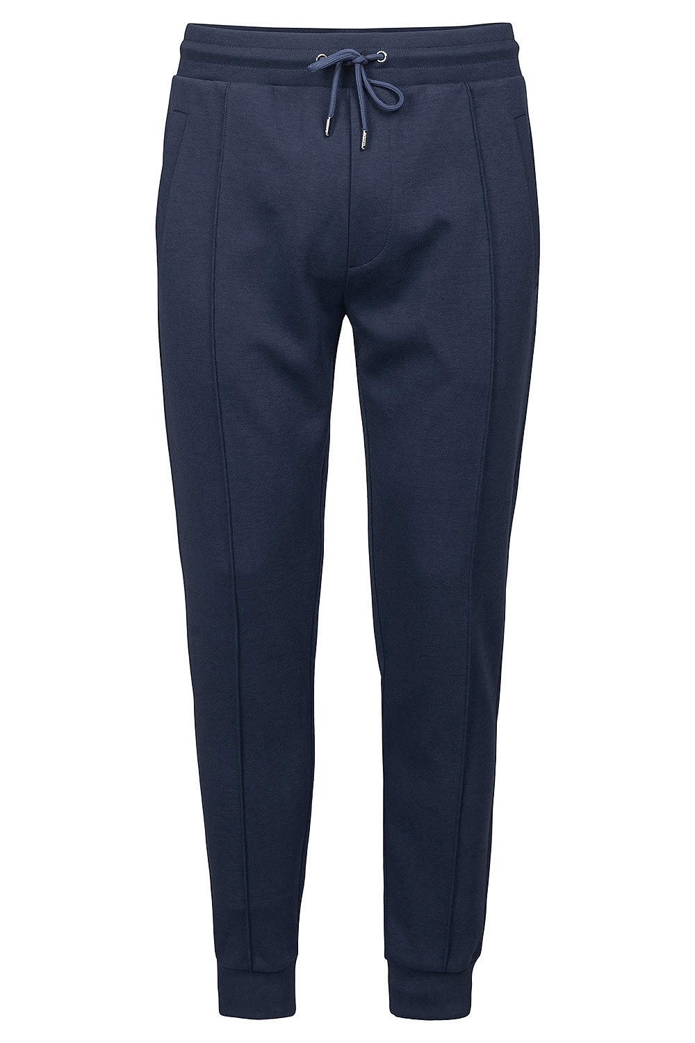 Pantaloni trening slim bleumarin uni
