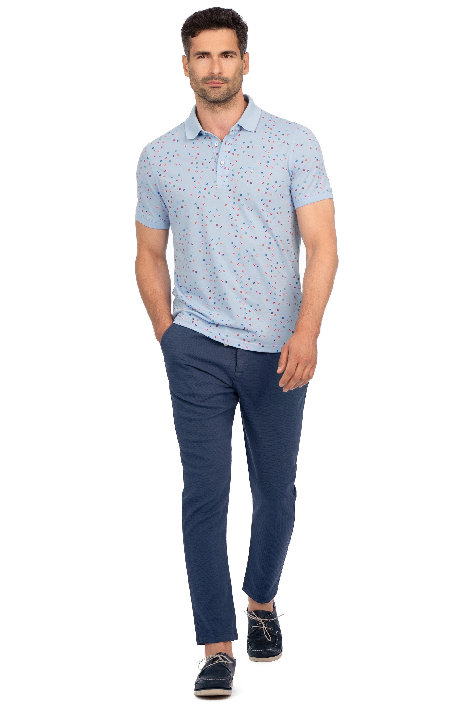 Pantaloni baggy bleumarin uni