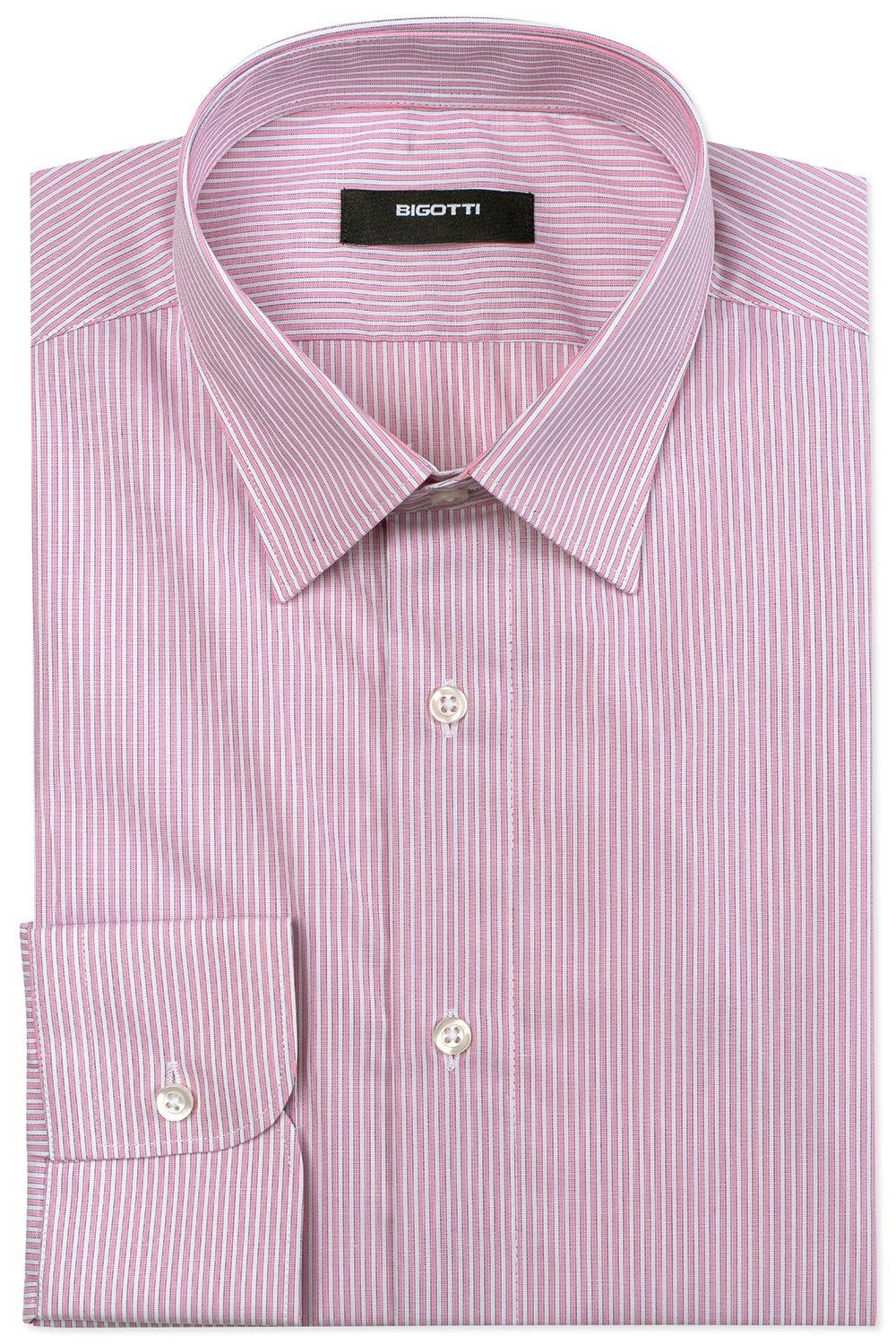 Camasa shaped alba cu dungi