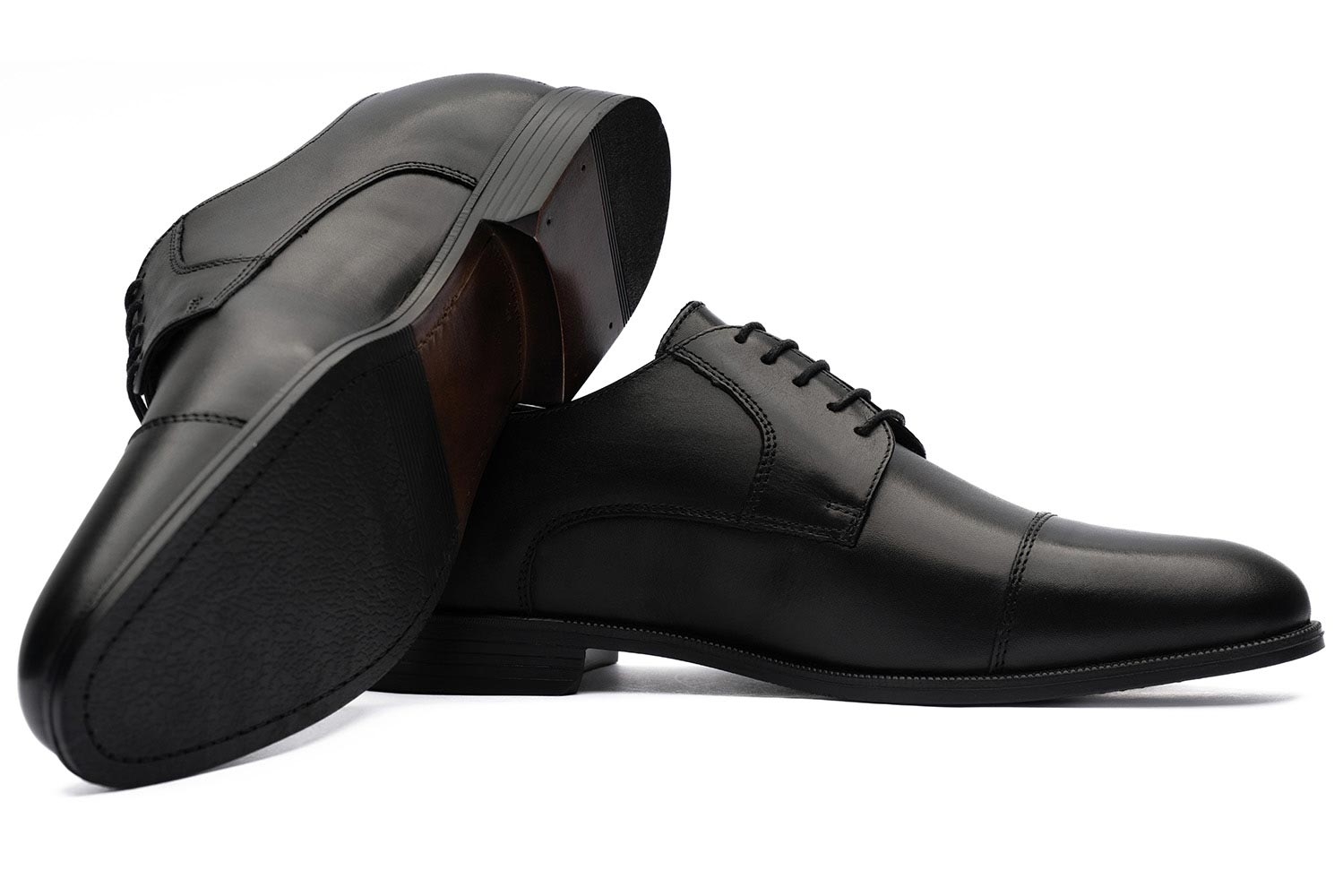 Pantofi negru piele naturala