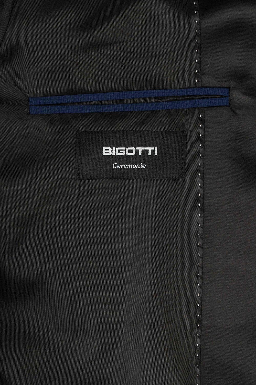 Costum slim albastru uni