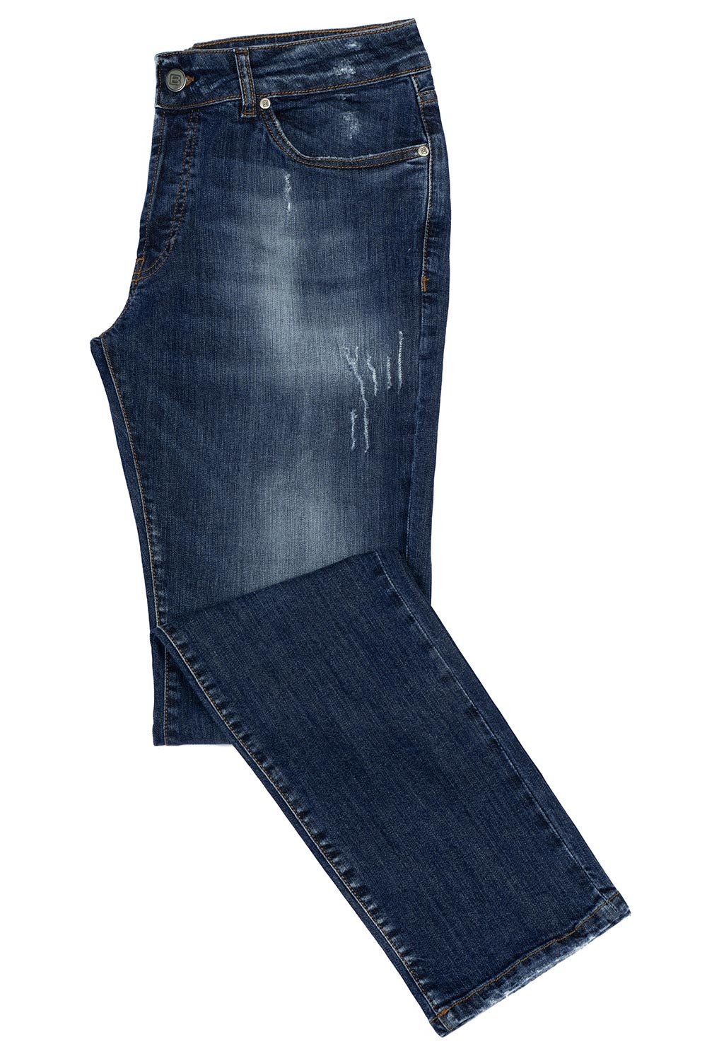 Blugi regular albastri