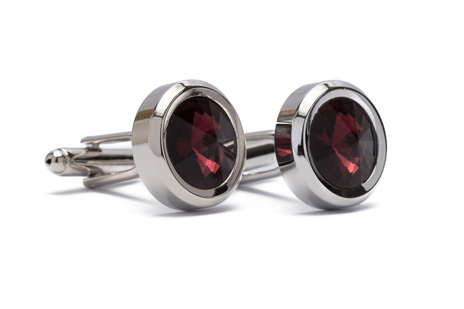 Butoni argintii rotunzi