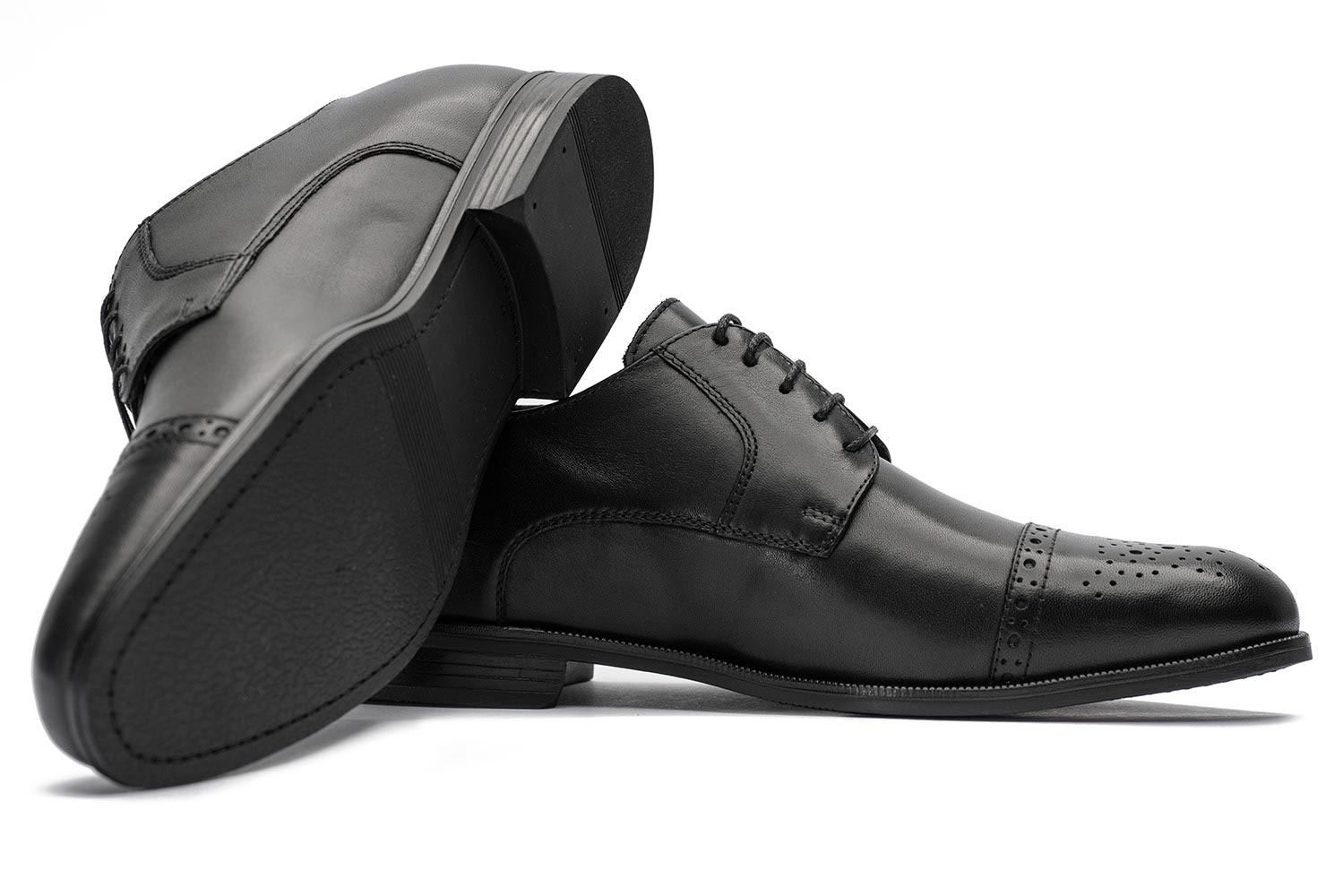 Pantofi negri piele naturala