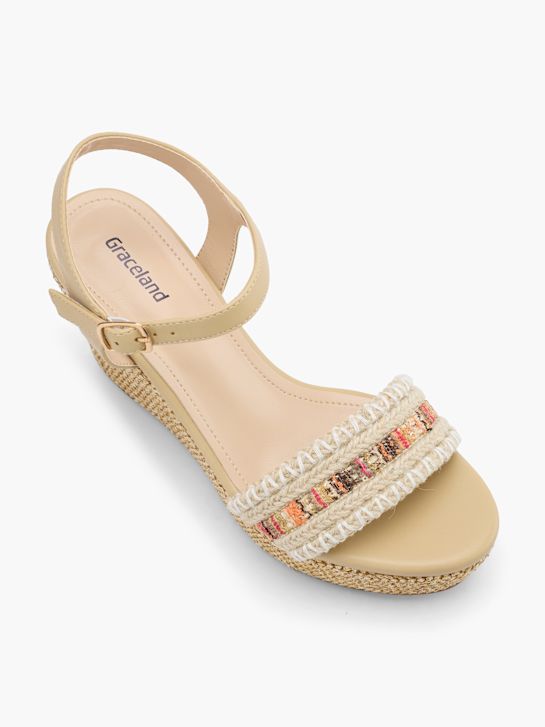 Sandály na podpatku