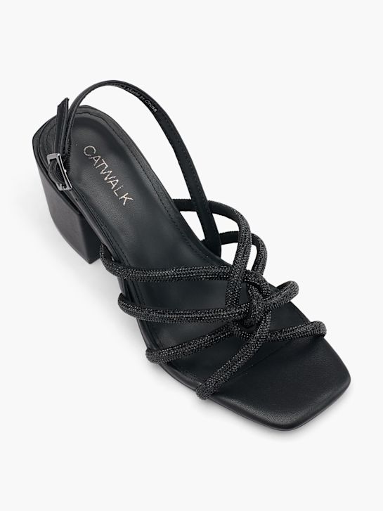 Sandály na podpatku