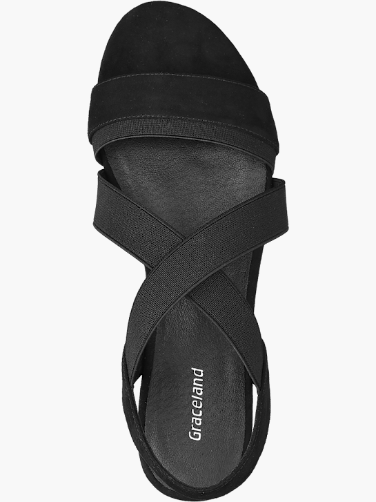 Sandály na podpatku