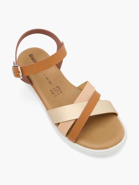 Sandály na podpatku