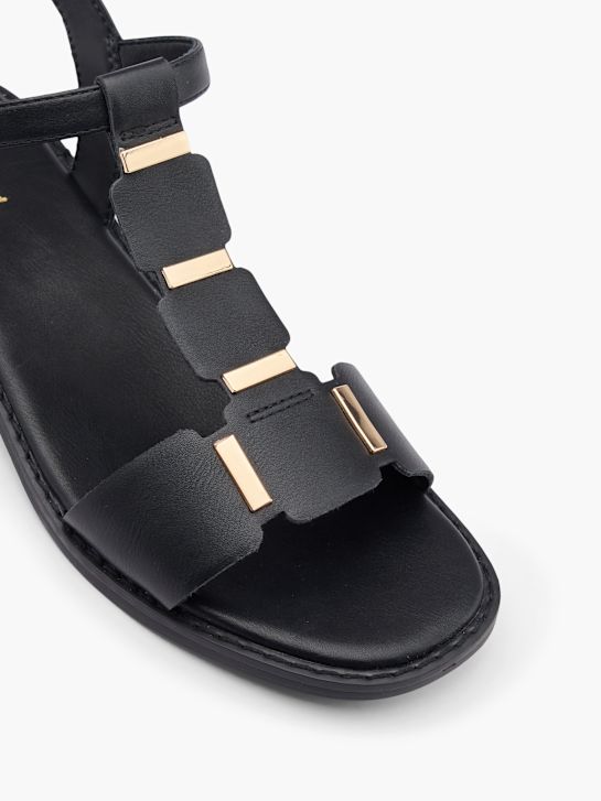 Sandály na podpatku