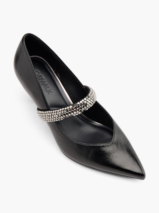 Czółenka z zapięciem