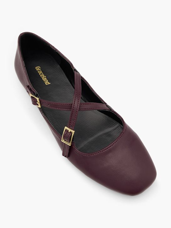 Z cienkimi paskami Baleriny