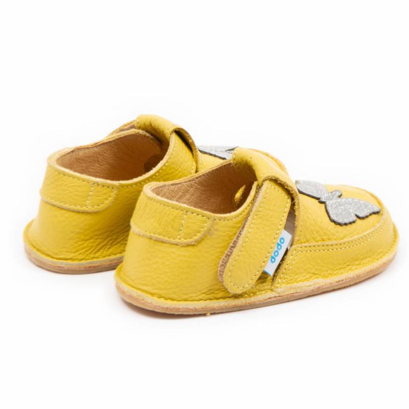 Pantof Sparkling Butterfly/ Galben-Ar