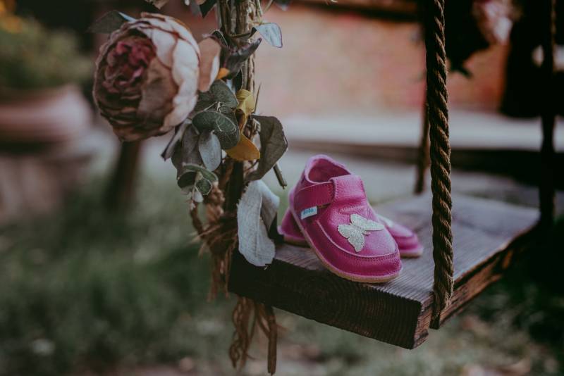 Pantof Sparkling Butterfly/ Orhideea