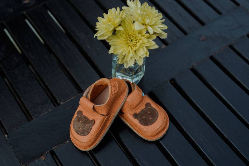 Pantof Ursulet/ Mandarina-Ma