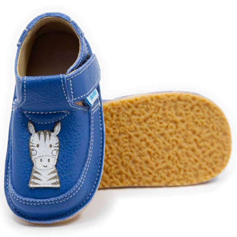 Pantof Zebra/ Albastru