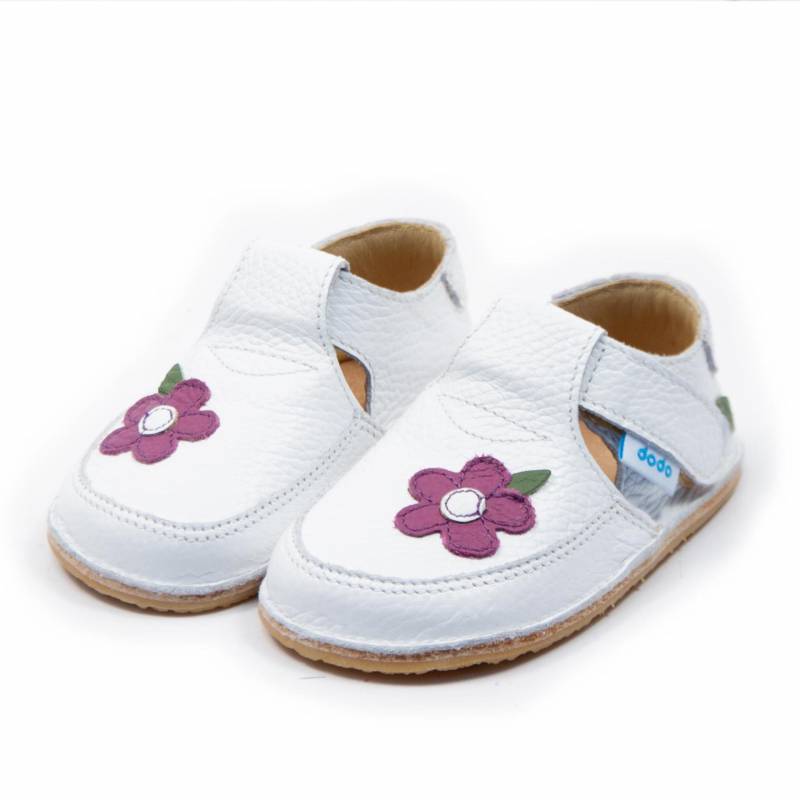 Pantof Wild Flower/ Alb