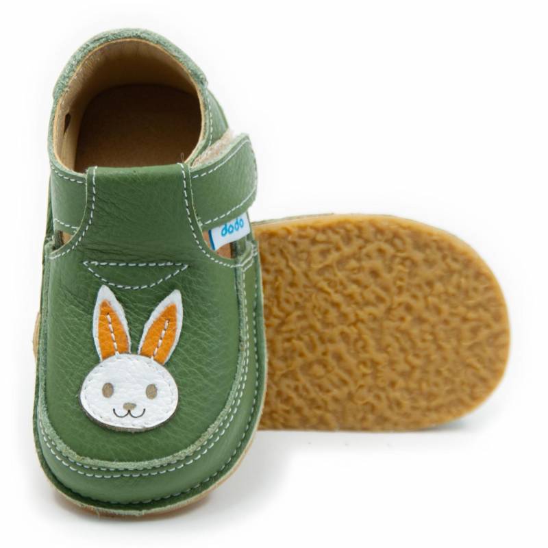 Pantof Iepuras/ Verde