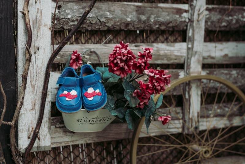 Pantof Avion/ Albastru-Ro-Al