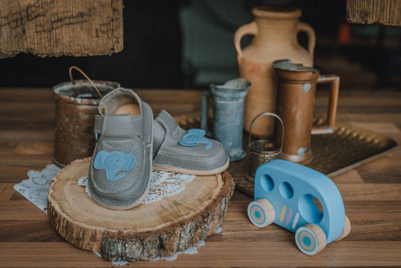 Pantof Elefantel/ Cafea cu lapte-Bb