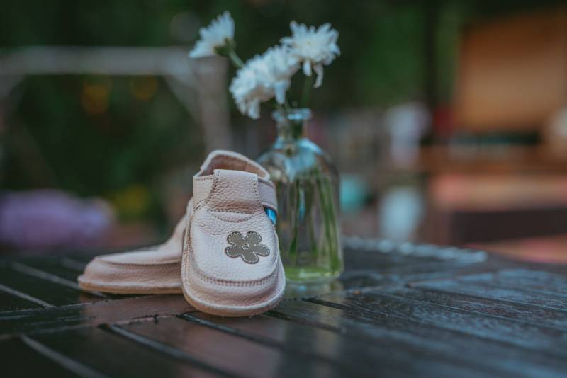 Pantof Floare de camp/Cream-Cu