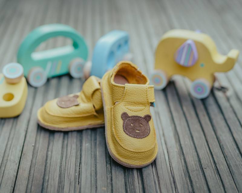 Pantof Ursulet/ Galben-Ma