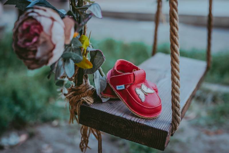 Pantof Fluturas/Rosu-Gr