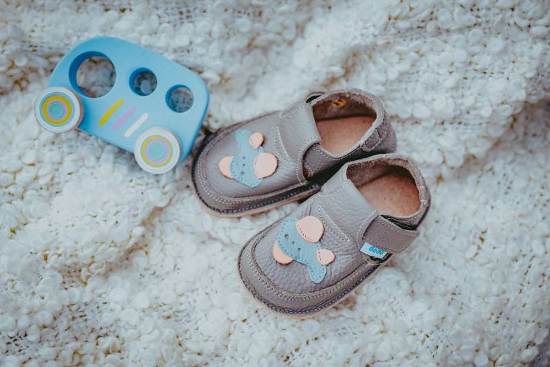 Pantof Avion/ Cafea cu lapte-Bb-Po