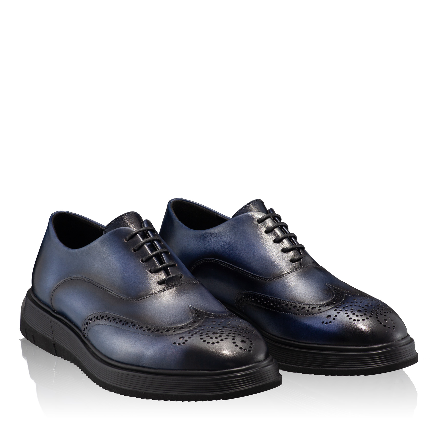 Pantofi Casual Barbati 7322 Vitello Negru