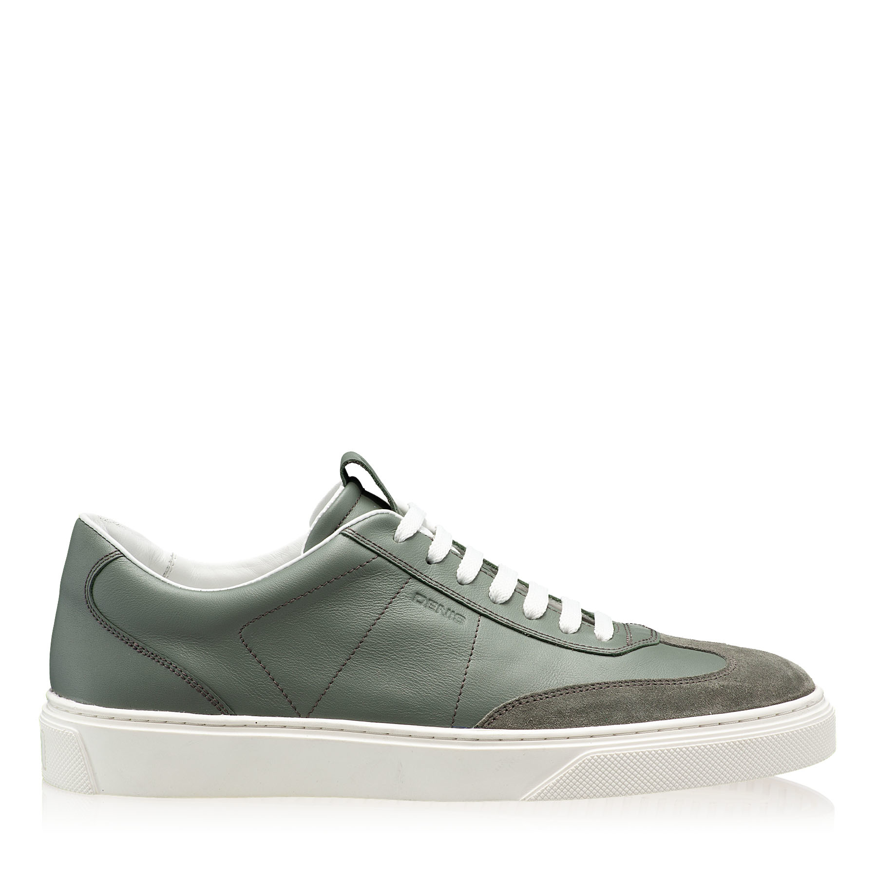 Pantofi Sport Barbati 7312 Vitello + Crosta Alb