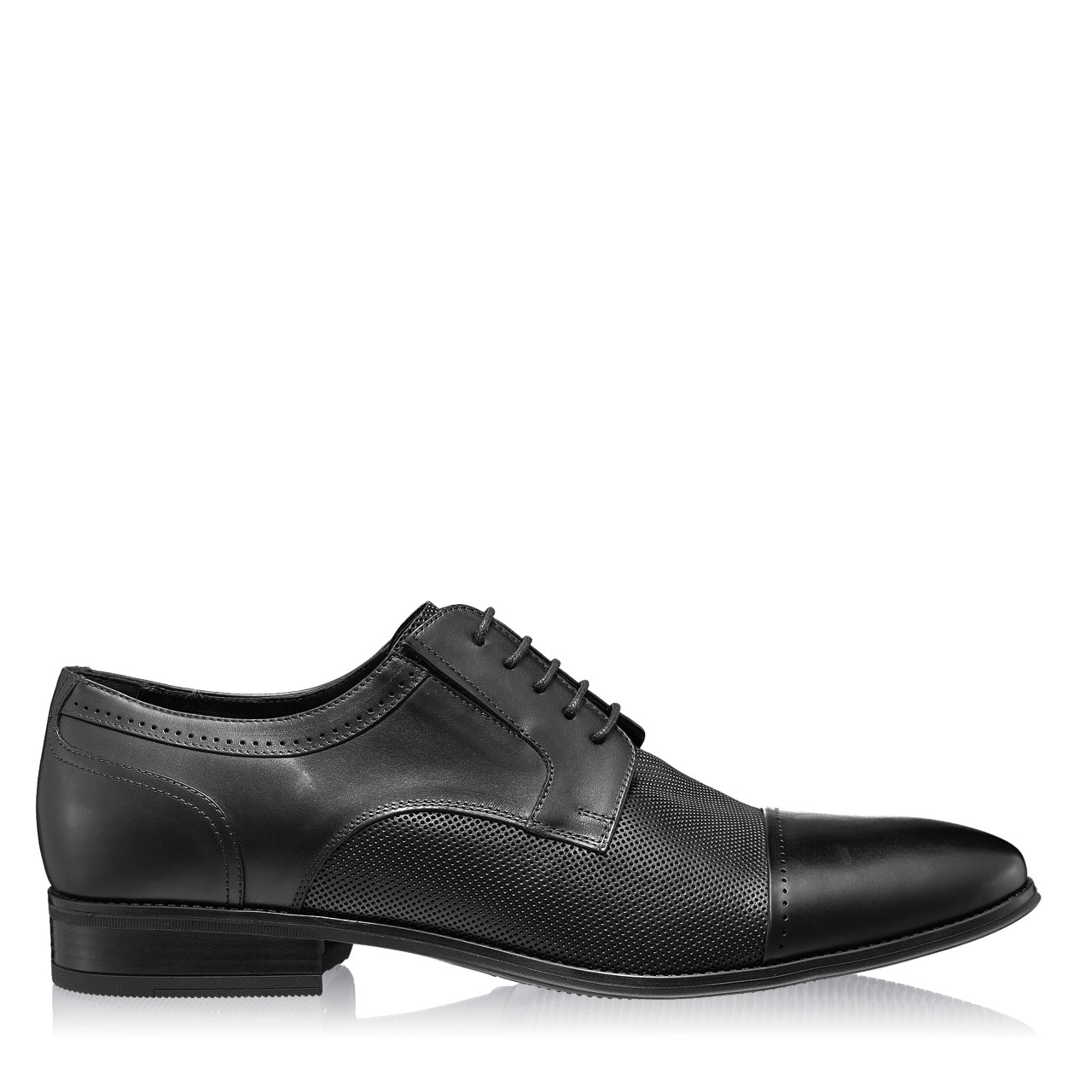 Pantofi Eleganti Barbati 6858 Vitello Foro T.Moro