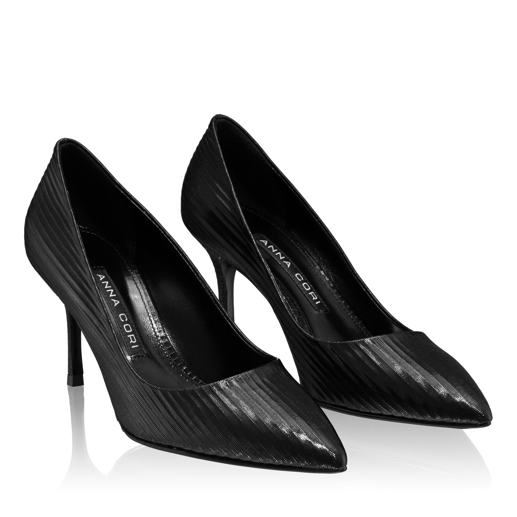 Pantofi Eleganti Dama 4416 Camoscio Negru