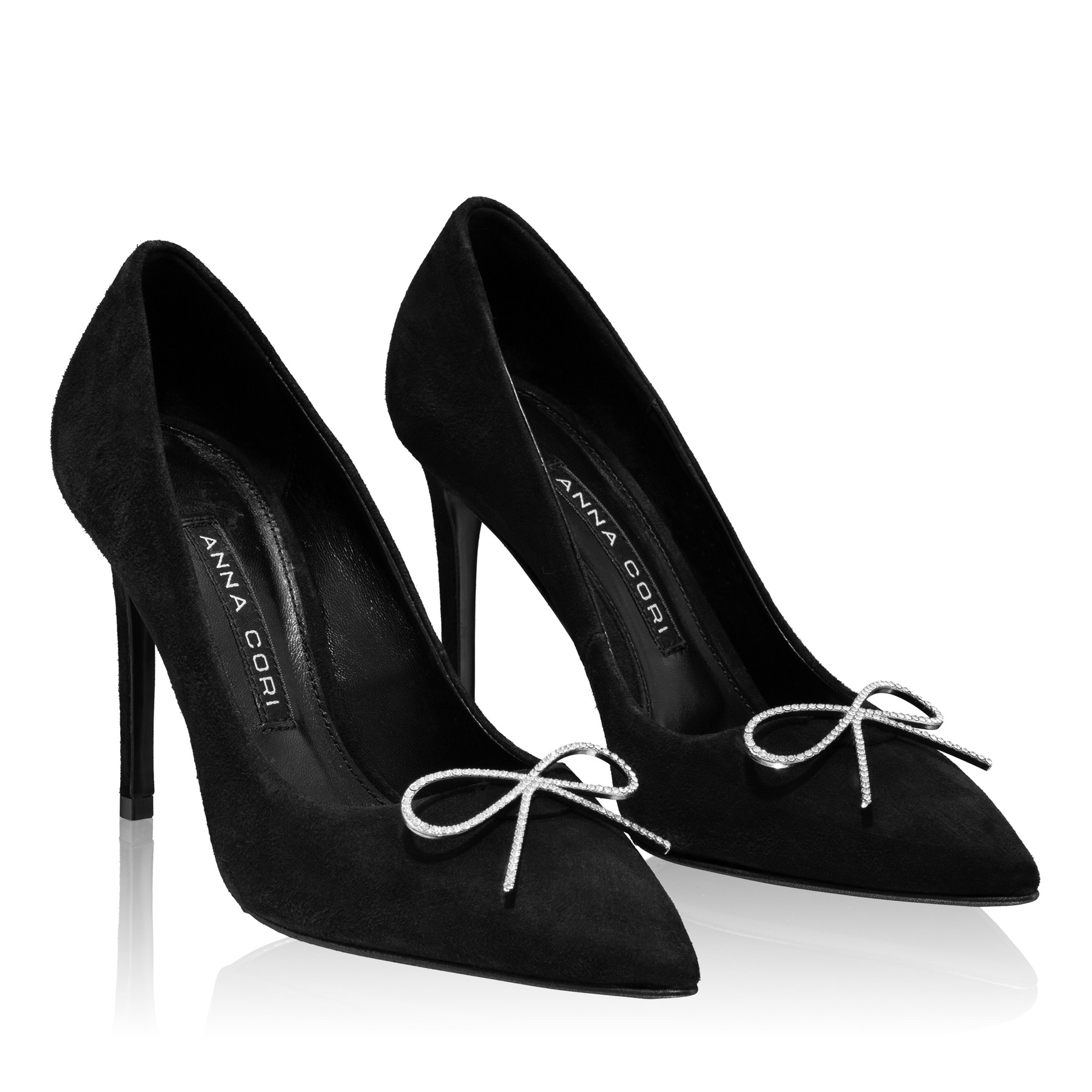 Pantofi Eleganti Dama 6094 Camoscio Rosu