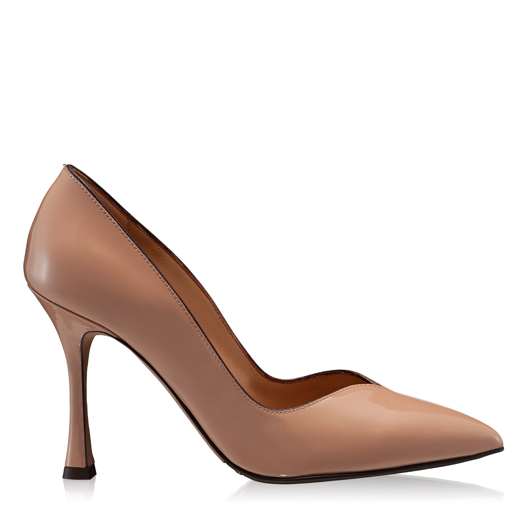 Pantofi Eleganti Dama 4521 Lac Nude