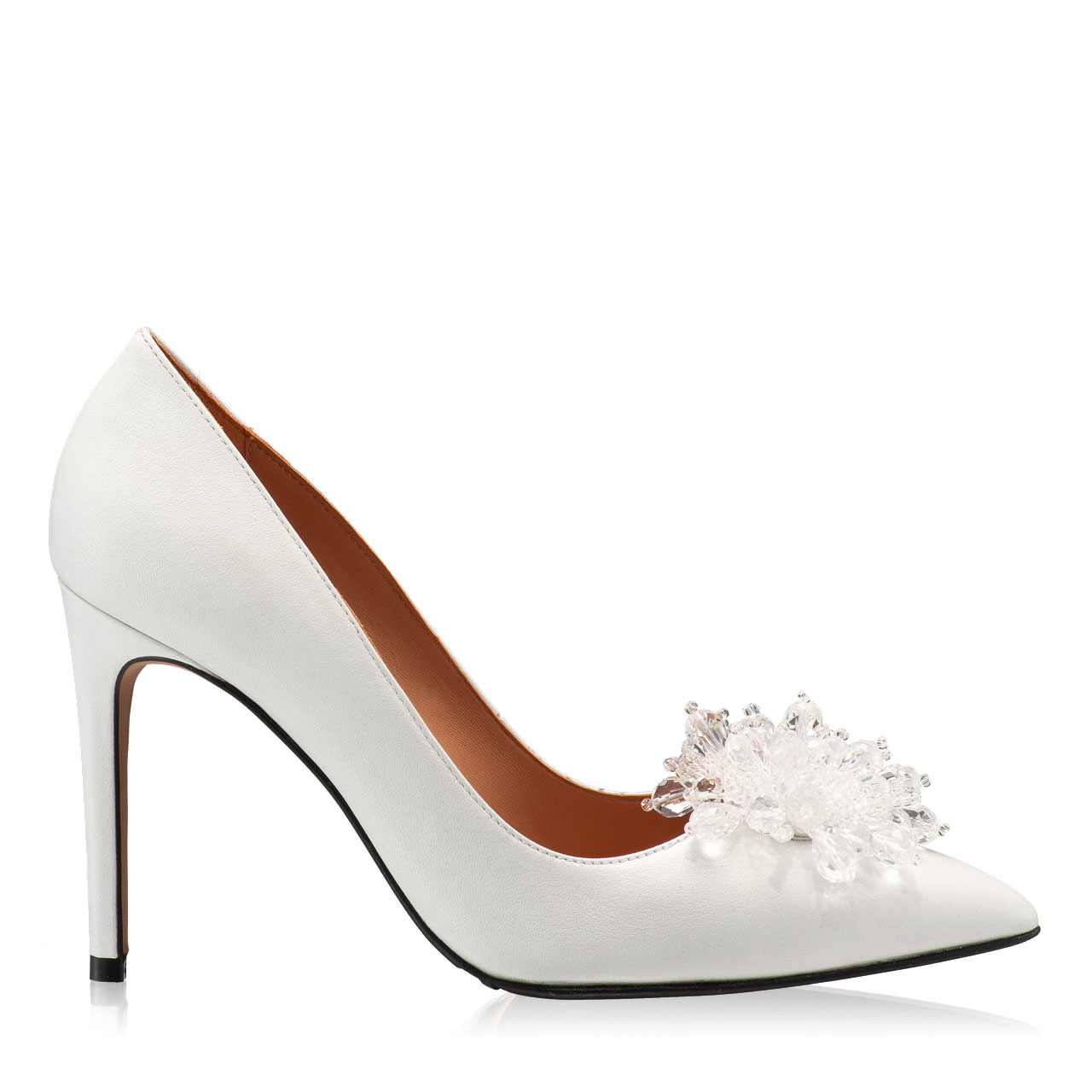 Pantofi Eleganti Dama 5623 Vitello Alb