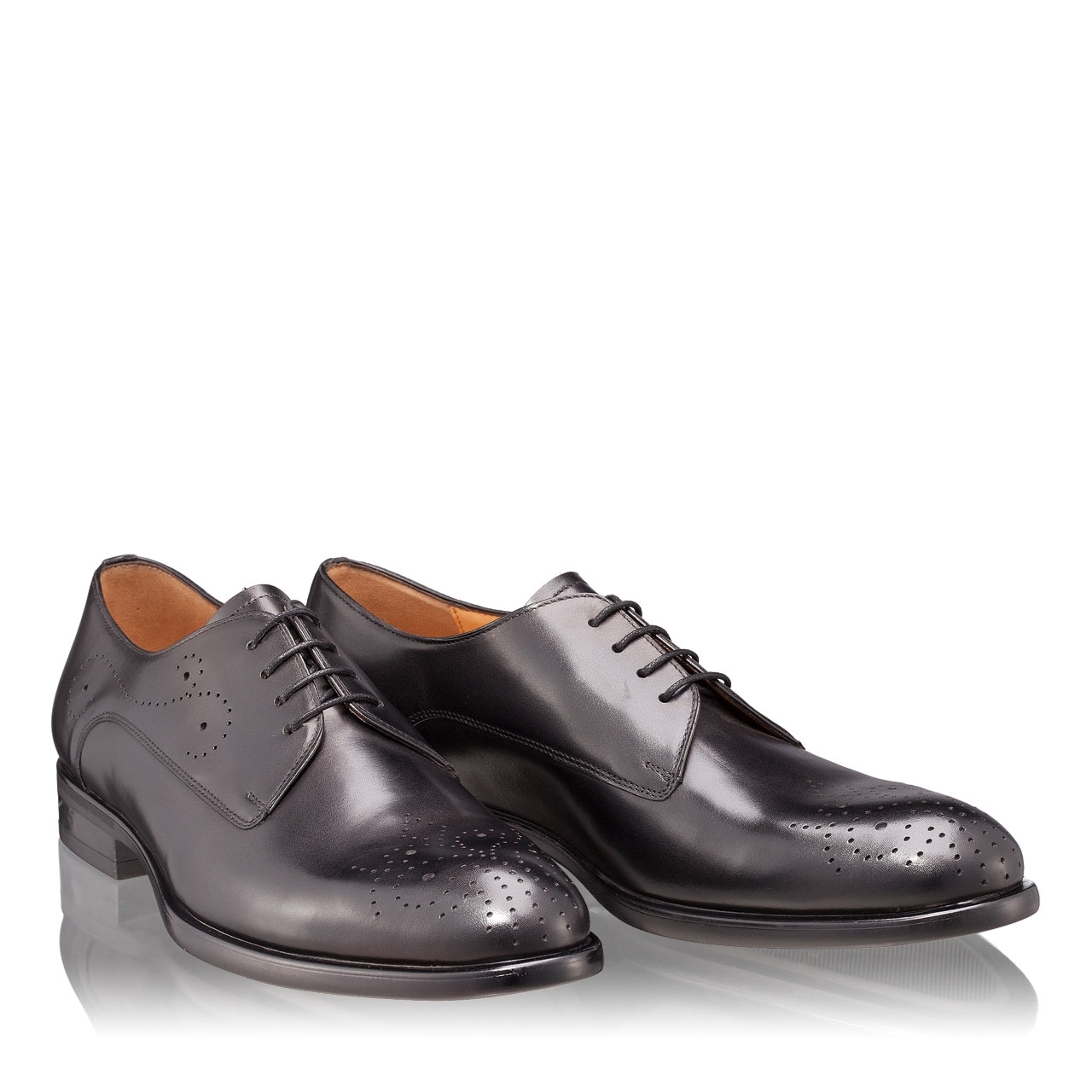Pantofi Eleganti Barbati 6626 Abrazivato Cognac