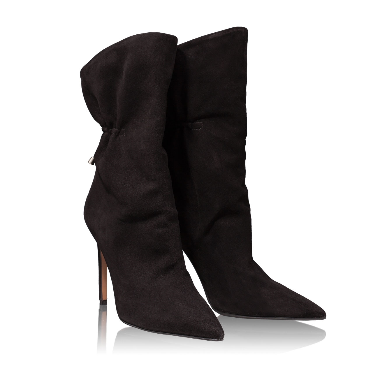 Botine Dama 4542 Camoscio Negru