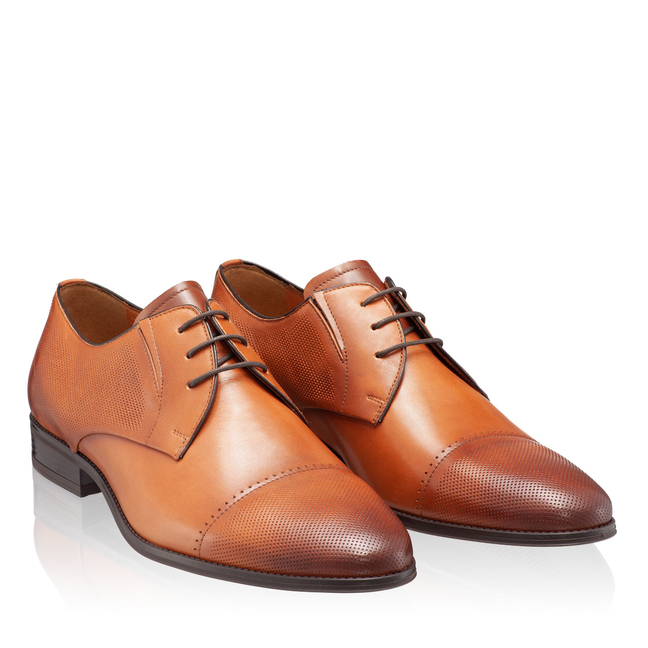 Pantofi Eleganti Barbati 6856 Vitello Bordo