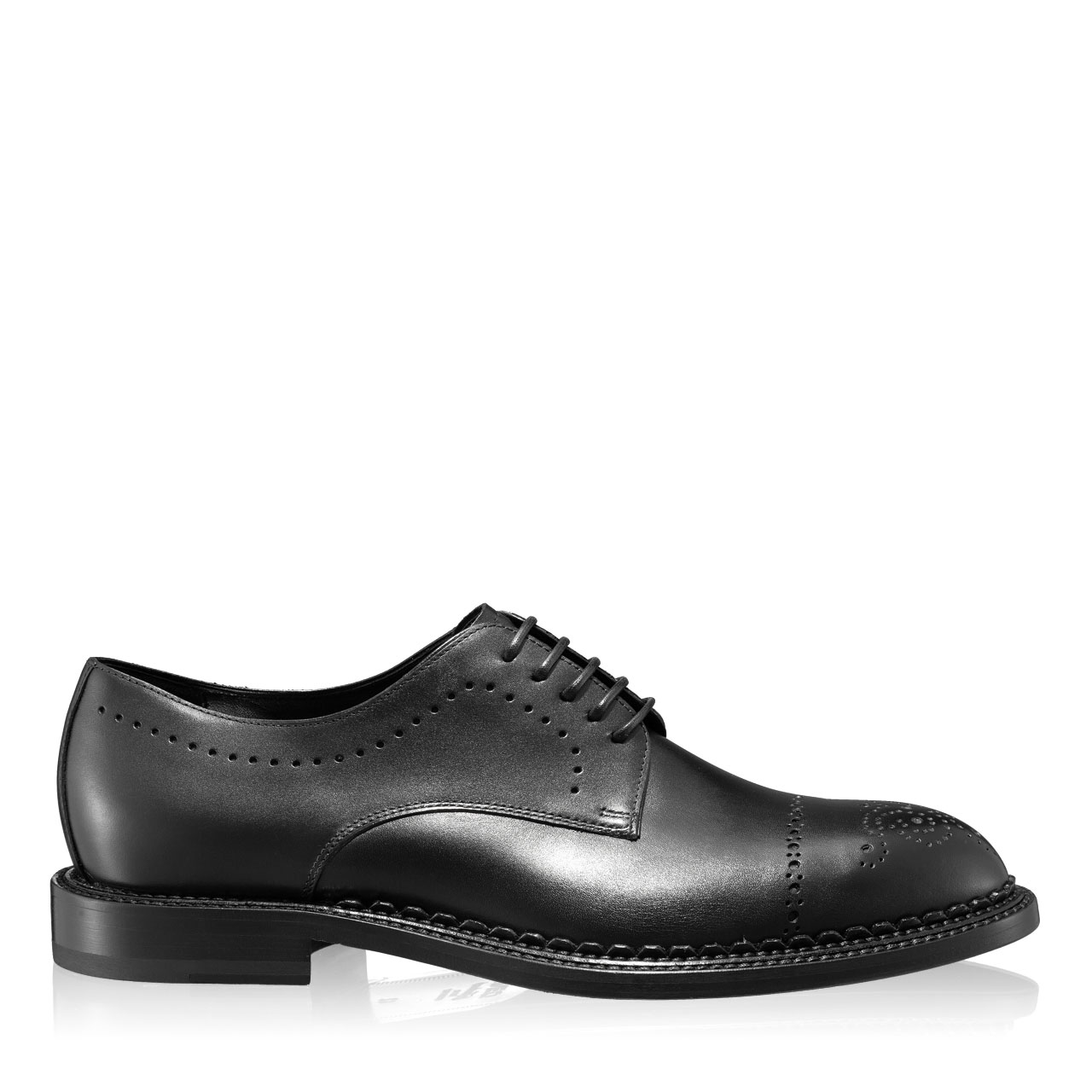 Pantofi Eleganti Barbati 7027 Vitello Maro