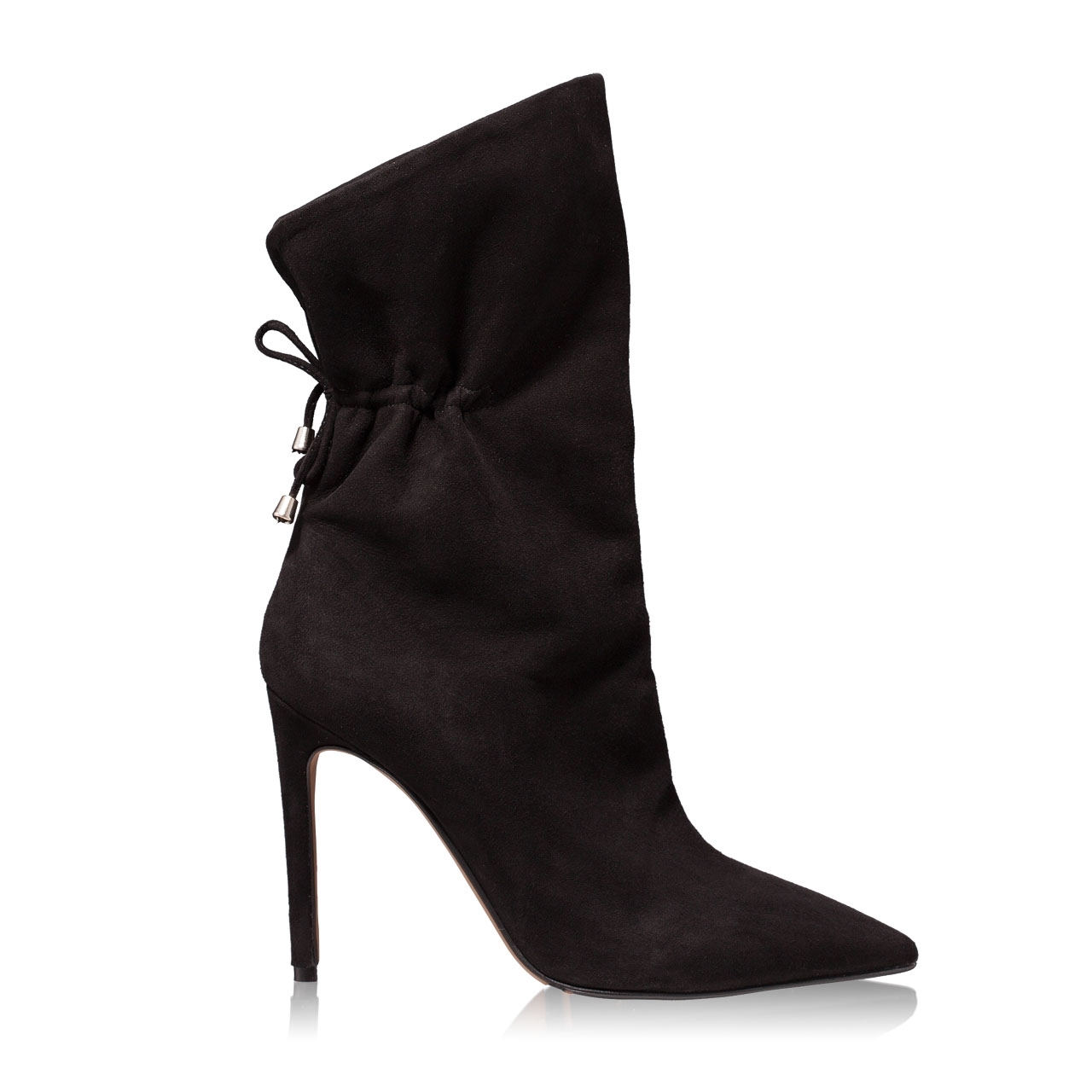 Botine Dama 4542 Camoscio Negru