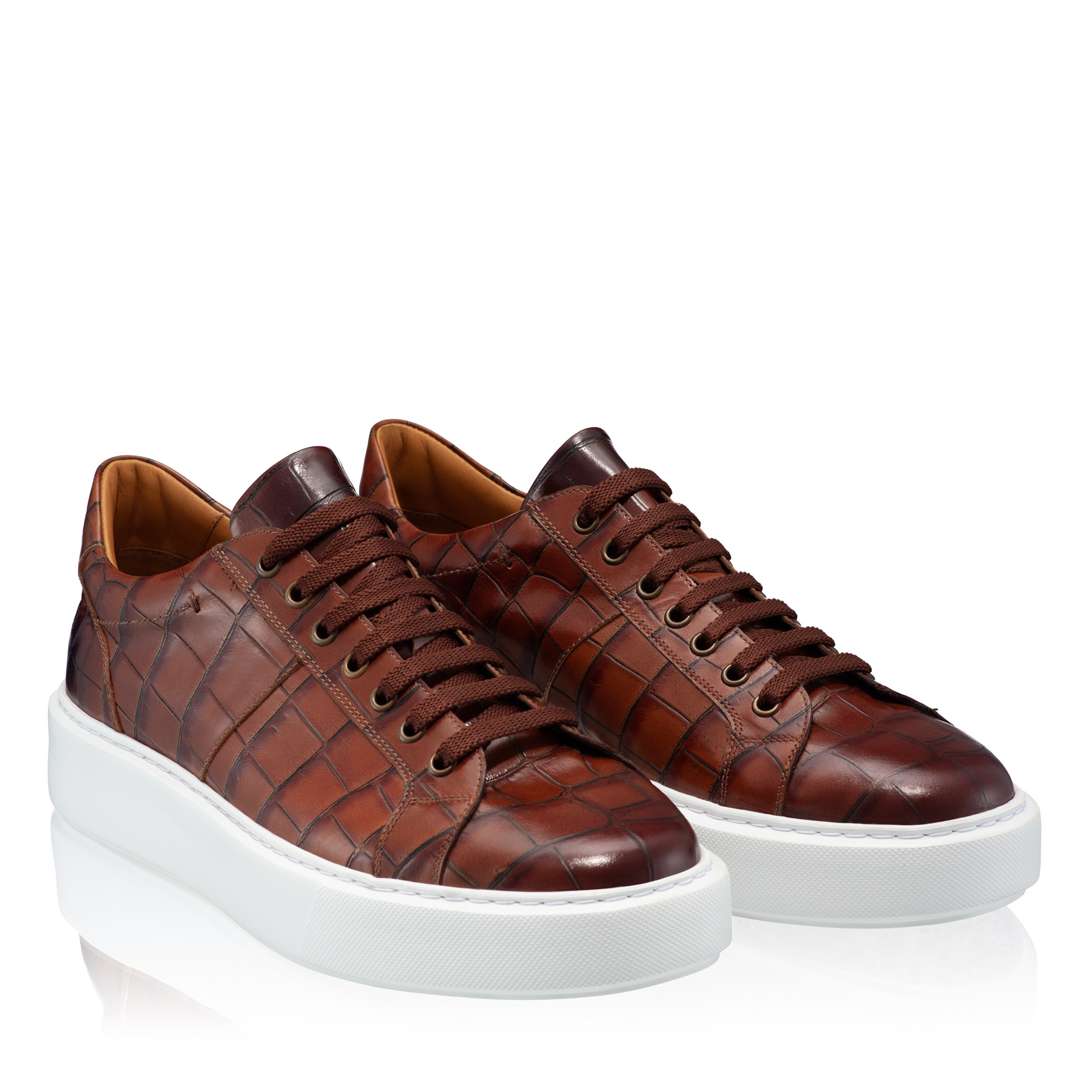 Pantofi Sport Barbati 6897 Vitello Alb