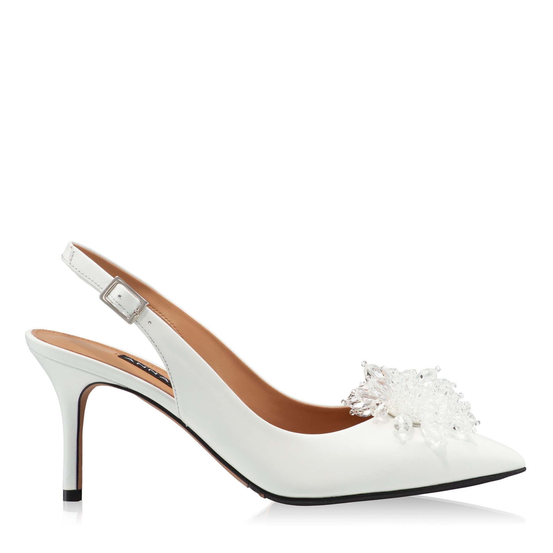 Pantofi Eleganti Dama 7867 Vitello Alb