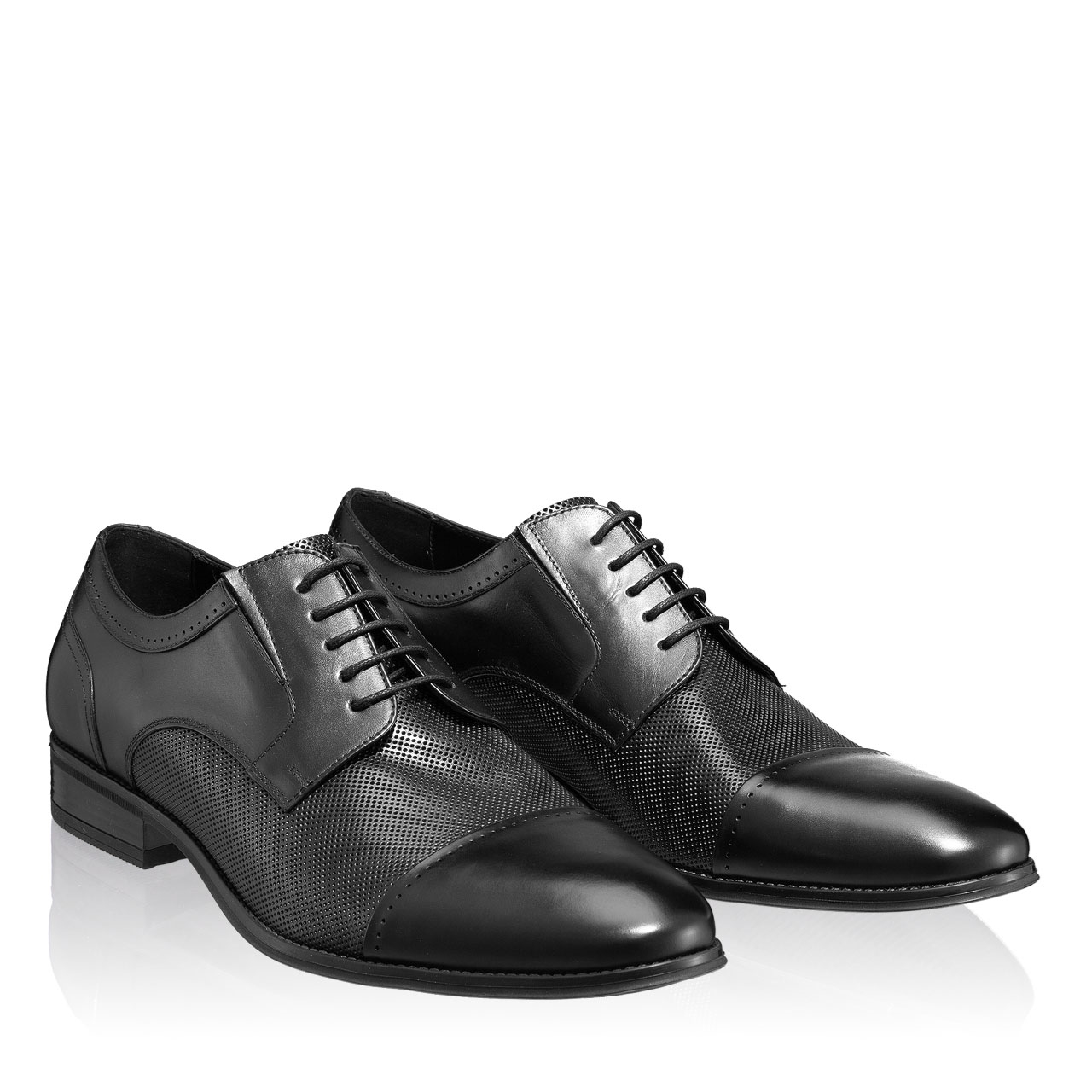 Pantofi Eleganti Barbati 6858 Vitello Foro T.Moro