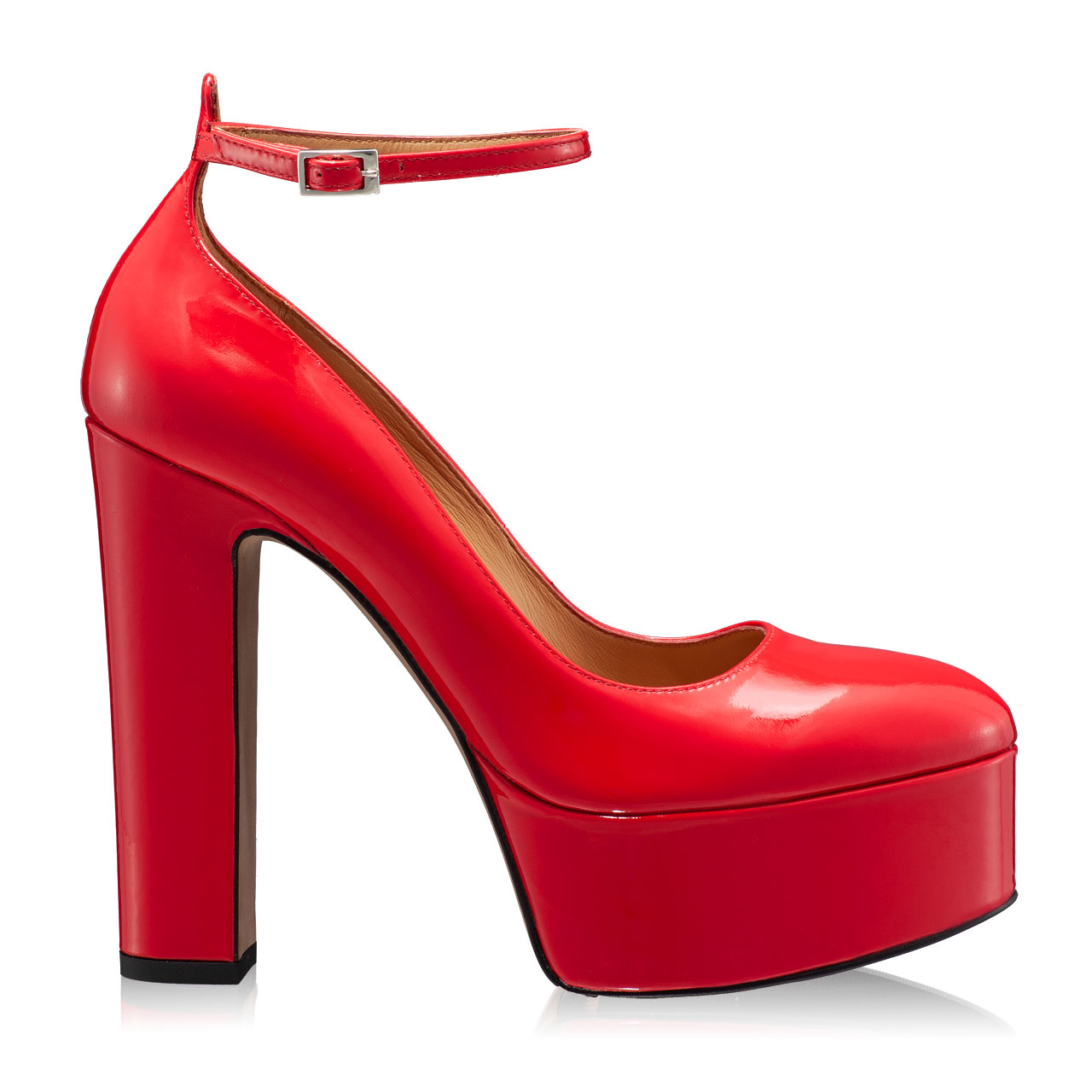 Pantofi Eleganți Damă 6101 Lac Rosu