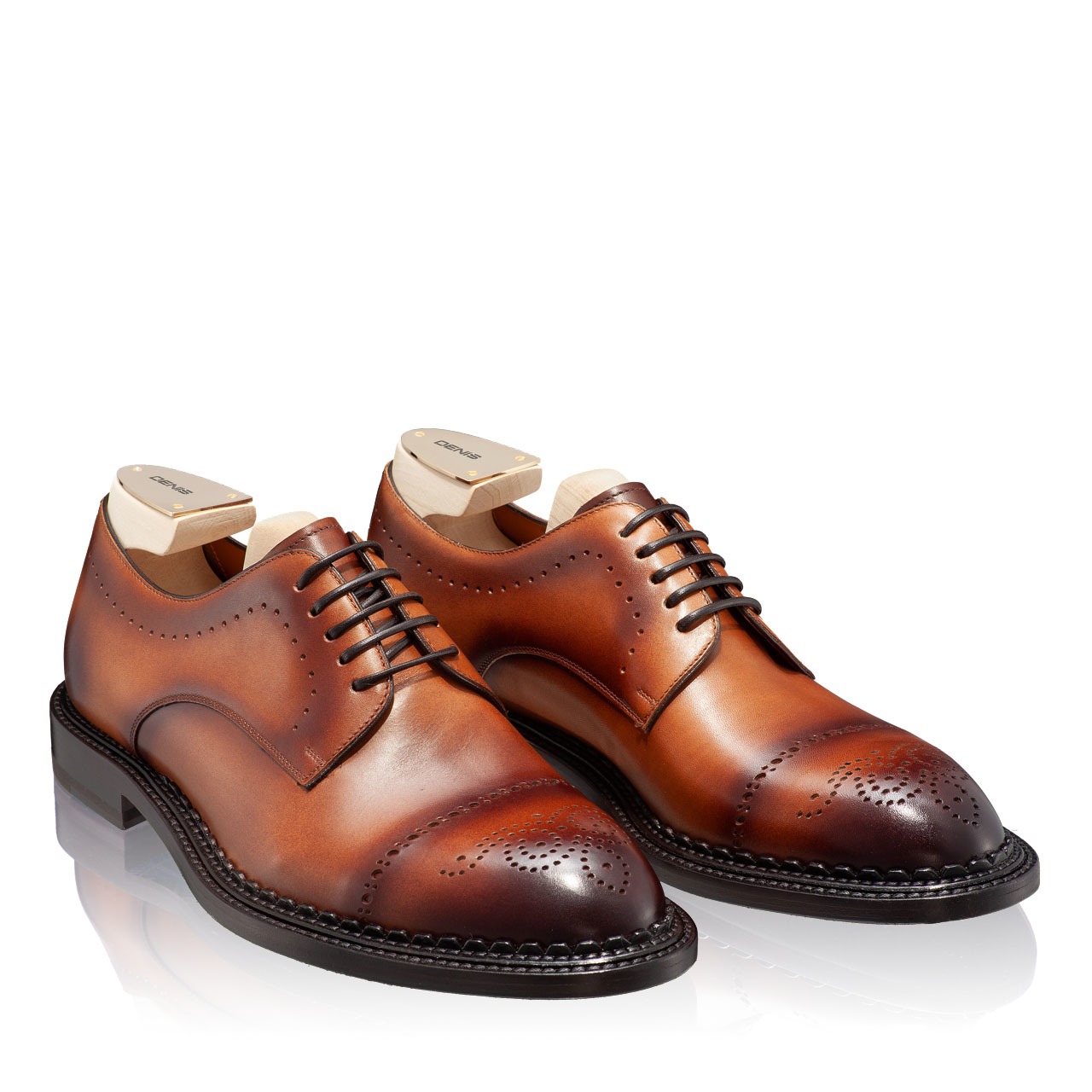 Pantofi Eleganti Barbati 7027 Vitello Negru