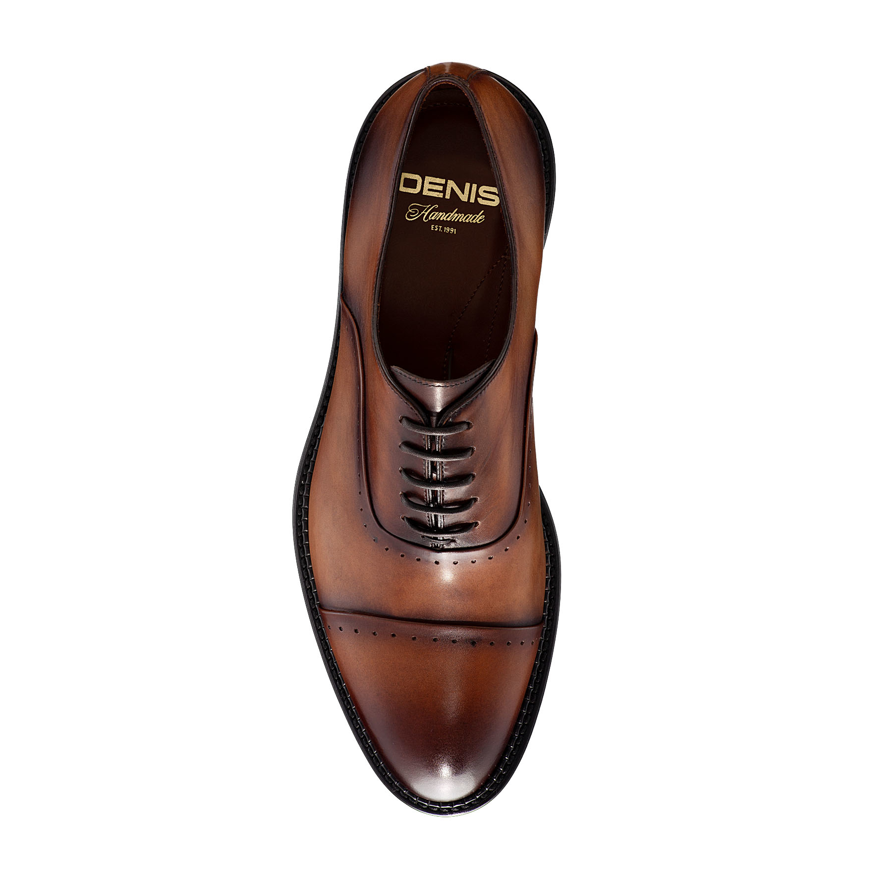 Pantofi Eleganti Barbati 7038 Vitello Negru