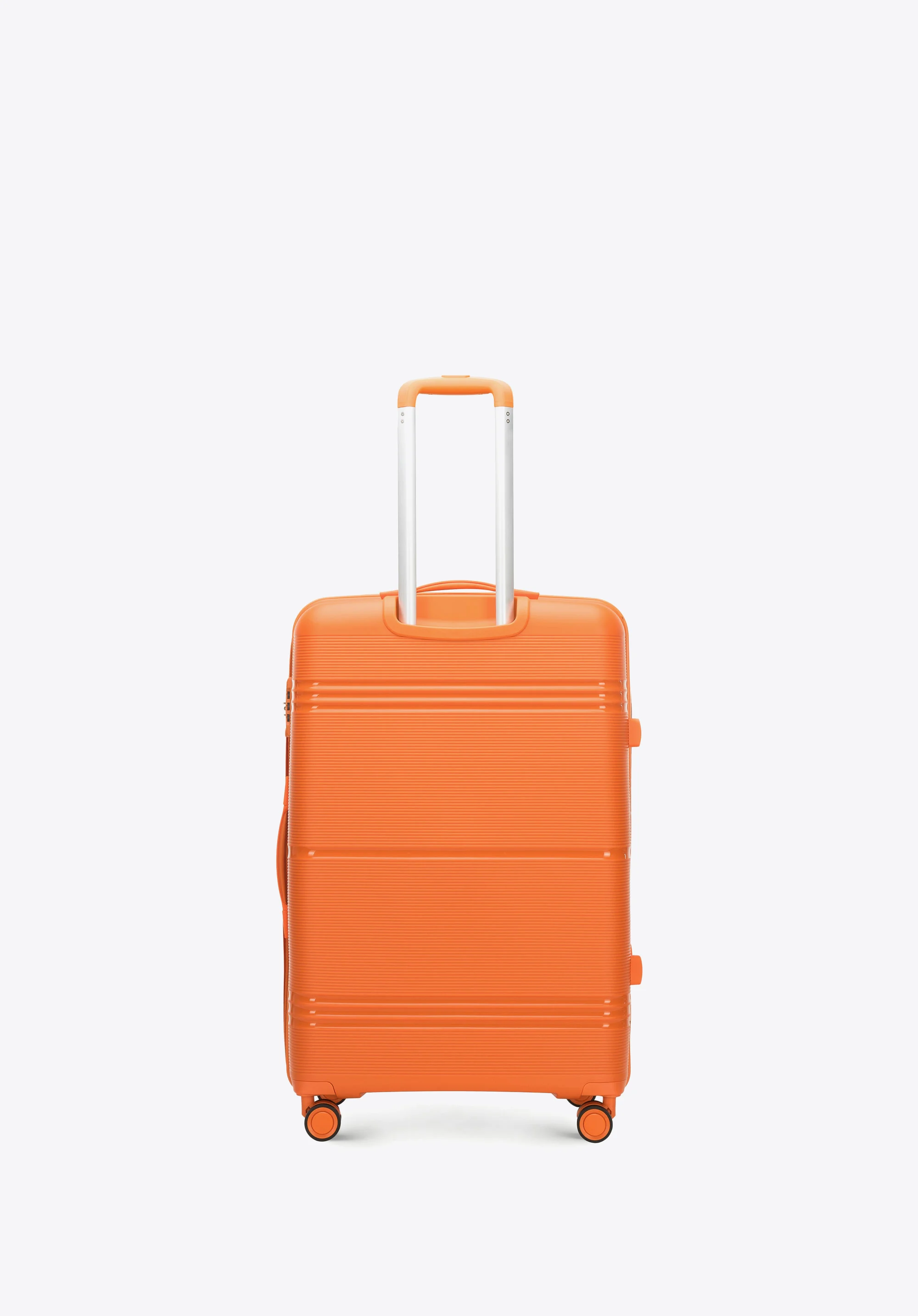 Średnia walizka z polipropylenu jednokolorowa